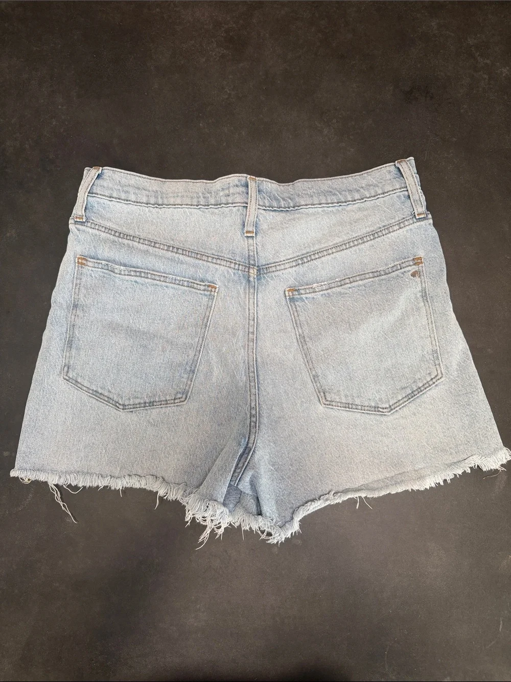 Madewell high-rise denim shorts